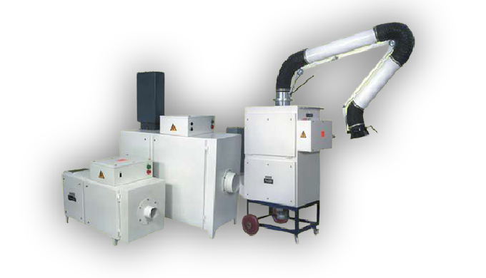 Fumekiller® – Fume Extractor, Electrostatic Filtration System is a high-efficiency two-stage electro...