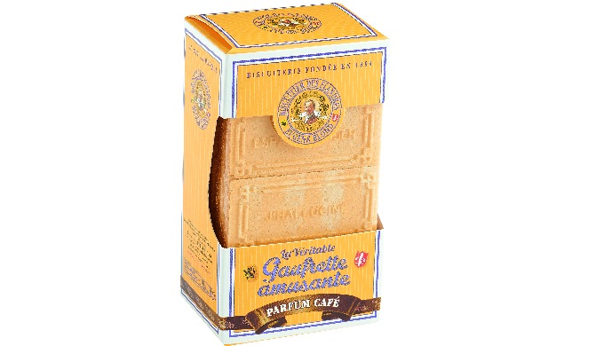 Etui garni de 15 gaufrettes amusantes. Ingrédients : Sucre, farine de blé, matières grasses végétale...