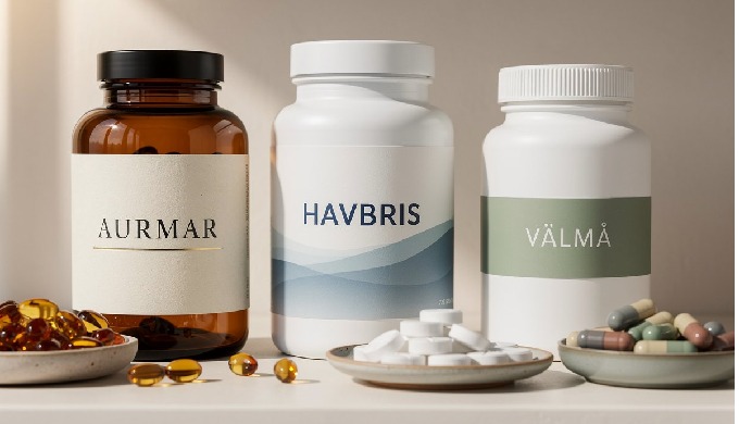 Finished dietary supplements supplied under your own label, in the four sta...