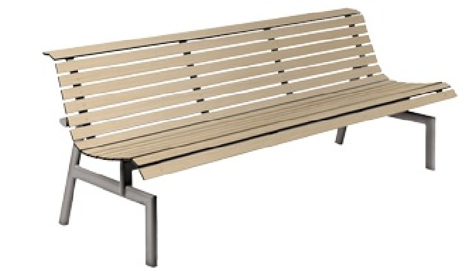3-seater bench Model MAC. Bn.02RI Designed for outdoor use. Ideal for garden, terrace...
