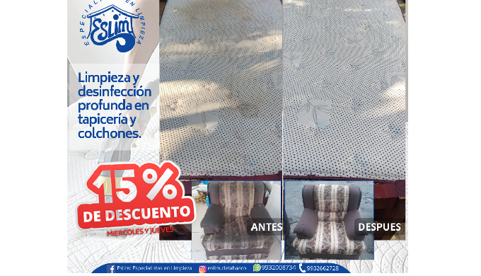¡Renueva tu espacio con un 15% de descuento en limpieza y desinfección profunda! Elimina virus, bact...