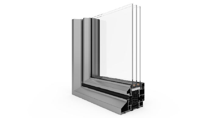 Aluprof MB-FERROLINE Slim Aluminium Steel-Look Window System