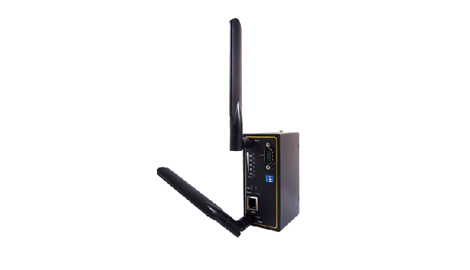 Industrial 802.11 abgn Wireless Serial Server with high-performance 2x2 MIMO, 1-serial Port combo TB...