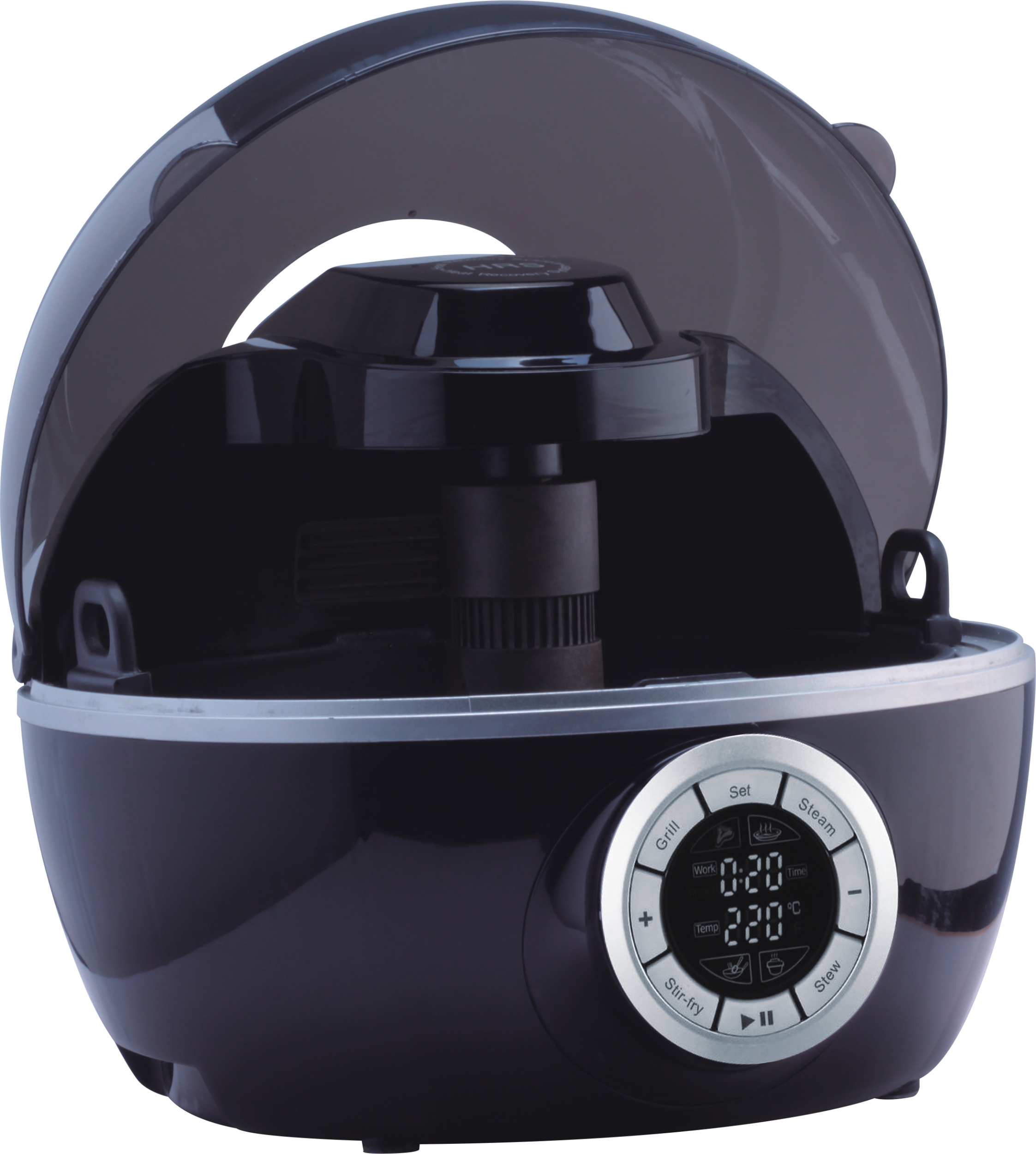Cook Robot Multi-fuction : Grill, Stir-fry, Stew, Steam Automatic stir blade : Food to prevent scorc...