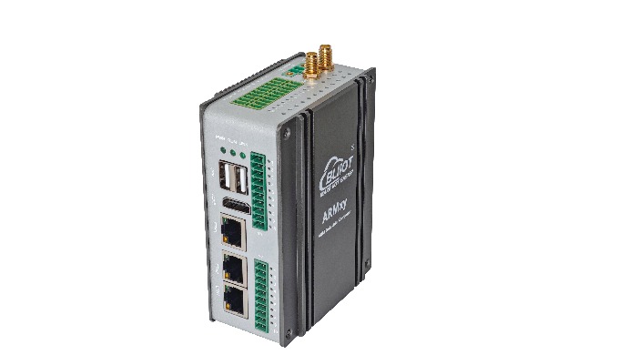 The ARMxy BL410 series is a versatile industrial ARM controller designed for flexible I/O configurat...