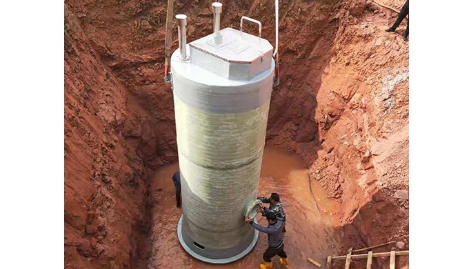 Prefabricated Pump Station Features: 1.Modular flexibility 2.Corrosion-free materials 3.Easy install...