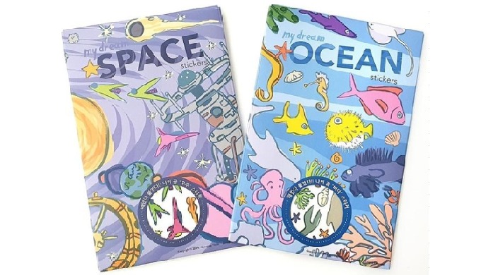 OCEAN & SPACE stickers are developed for more unique and fun play stickers for children. It has ...