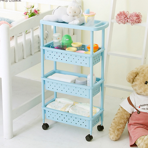 - Easy to assemble - Three or four storage shelf - Ideal for kid goods, kitchen tools, household ite...