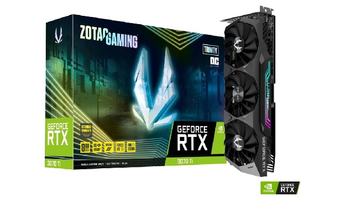 GeForce RTX 3070 Ti Trinity OC 8GB Relish ultra performance in the latest game titles and amplify yo...