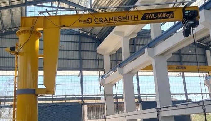 Jib Cranes for Compact and Flexible Material Handling Operations Cranesmith Services Private Limited...