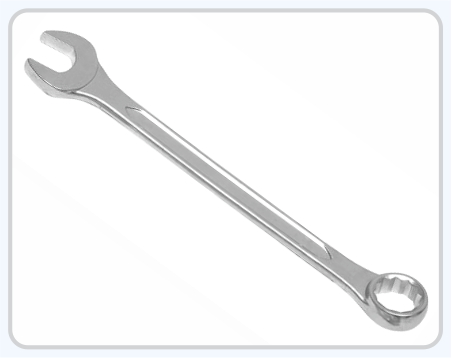 Drop Forged Carbon/Chrome Vanadium Steel Hardened and Tempered Chrome Plated, Mirror Polished Head a...