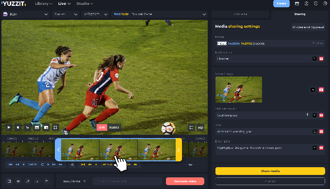Yuzzit est un éditeur vidéo basé sur le cloud conçu pour simplifier la création et la distribution d...