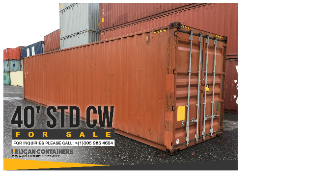 This used 40 foot shipping container is graded as cargo worthy and is ideal for shipping, transporta...