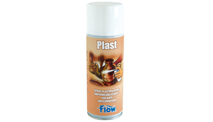 PLAST SPRAY PLASTIFICANTE IMPERMEABILIZZANTE, ISOLANTE, ANTICORROSIVO. Forma una pellicola trasparen...