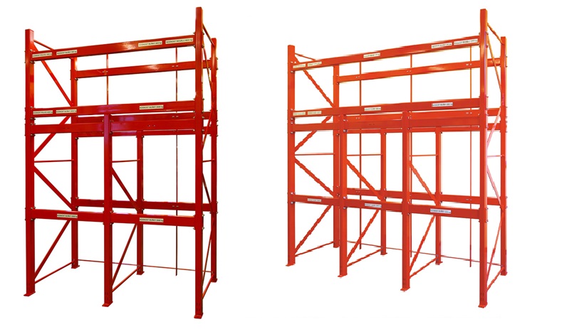 Modular rack system for pallets TEXO