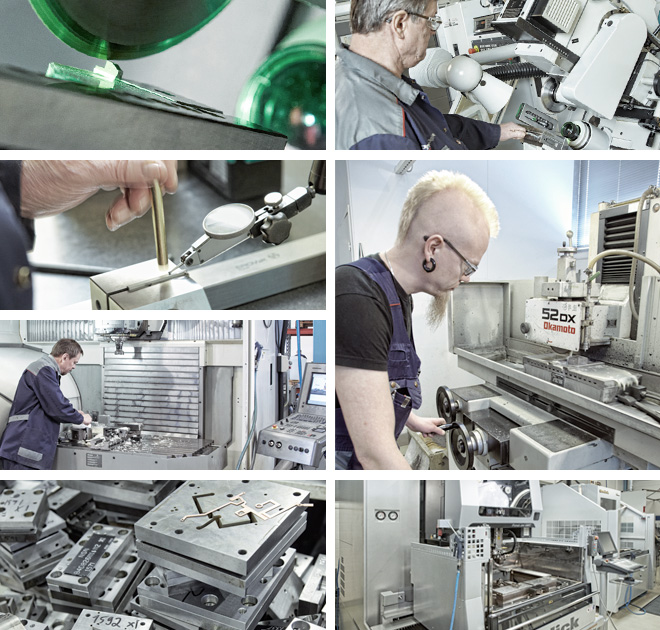 Our tools department uses the newest manufacturing methods and high quality materials to design and ...