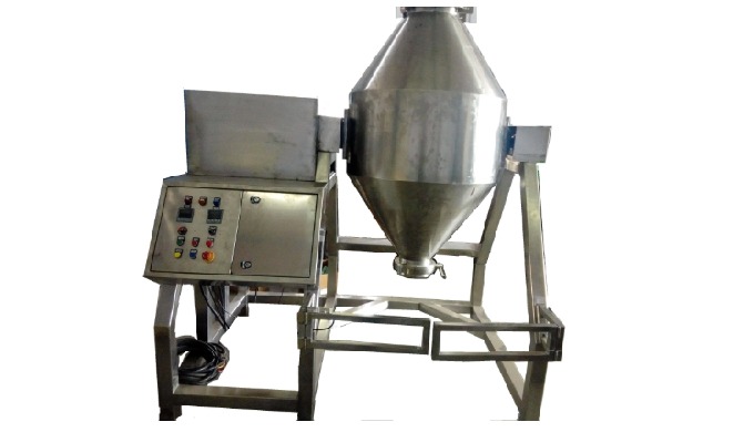 The Double Cone Blender Machine from Wecan Engineering Solutions is a versatile and efficient mixer ...