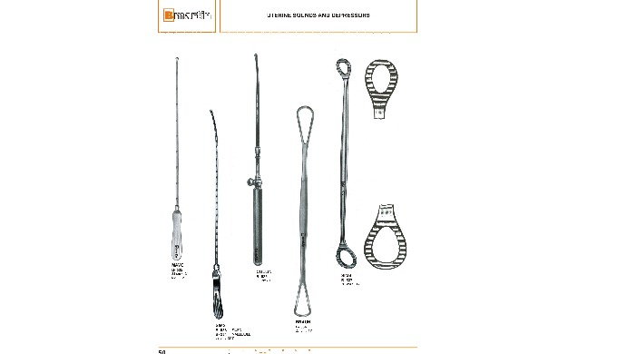 Uterine Sounds And Depressors . like Mayo,Sims,Collin,Braun