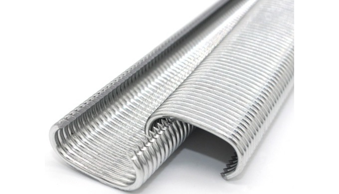 Grapa de alambre galvanizado ideal para la industria automotriz, farmacéutica colchonera, armado de ...