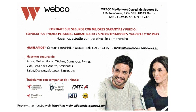PHILIP WEBER AMOREAU, Mediador/Corredor titulado en Seguros Grupo A. Experto en seguros personales p...