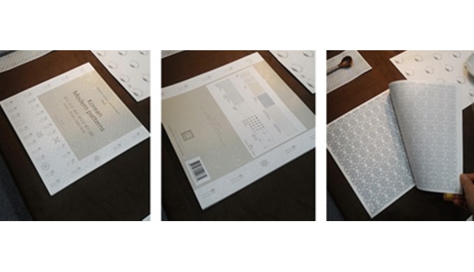 Korea Modern  Pattern TABLE MAT(M)- BOOK-STYLE