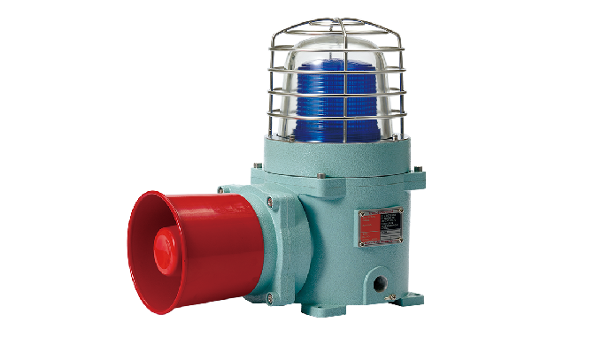 Large explosion proof signal beacon / light & electronic sounder combinations A variety of light...