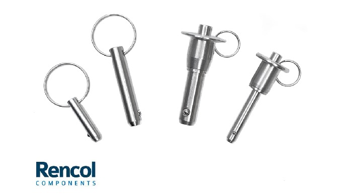 NEW: Stainless Steel Quick Release Detent Pins from Rencol