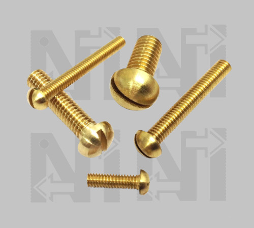 Brass Round Head Screws