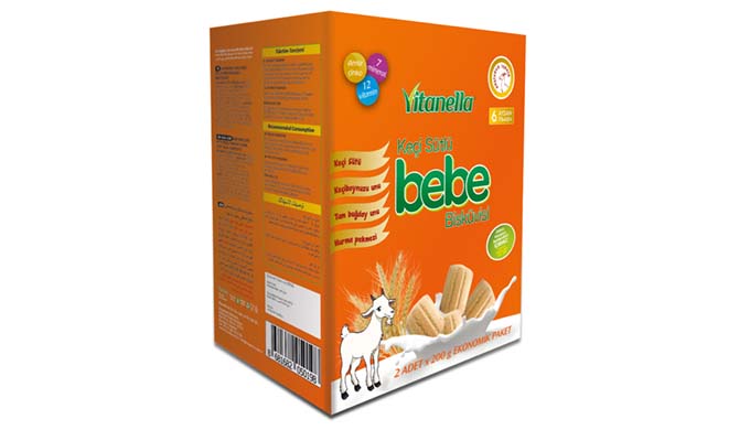 Vitanella Goat's Milk Baby Biscuit, 400gr