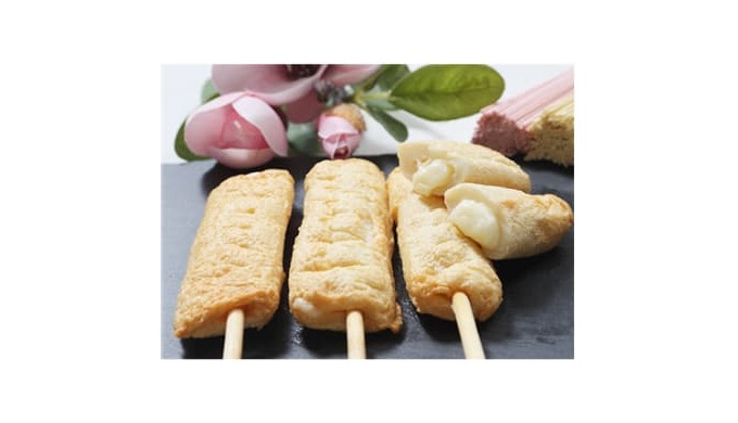 There is string cheese in the fish cake so it's savory and light without sharp-tasting. < Technic...