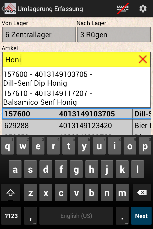 Die aus dem Consumer Bereich bekannten Barcode Apps nutzen für die Erfassung des Barcodes lediglich ...