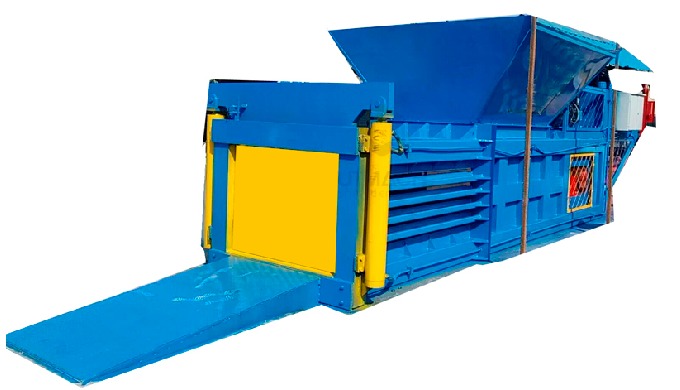 The baler specially used for compressing the waste like paper, cartons/cardboards trims/ scraps, etc...