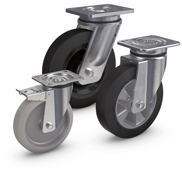 Vollgummi-Transportgeräterollen 