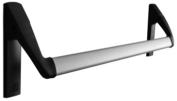 Panic exit device operated with mortise locking (OMN-660GK series) sytem Exterior handle options ava...