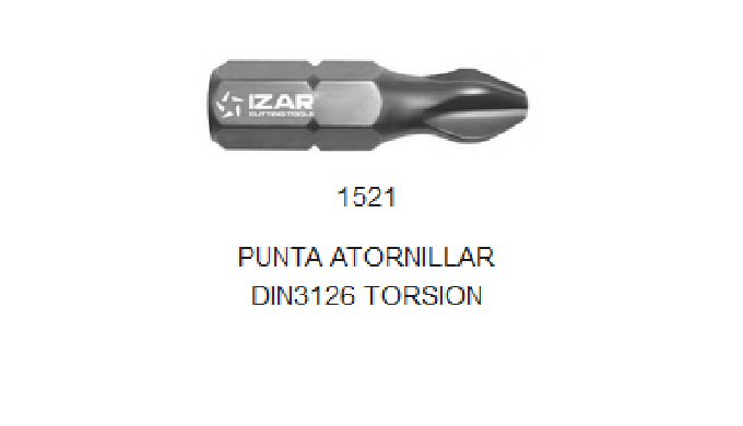 Punta de atornillar torsión