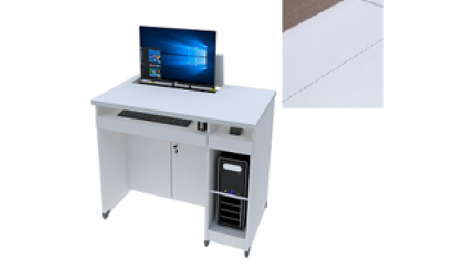 #Product Description This is an automatic monitor desk that is used by raising and lowering the moni...