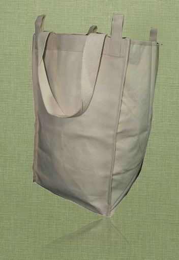 Bags made of 100% regular recycled cotton fabric.The cart helper supermarket bags are used in Superm...
