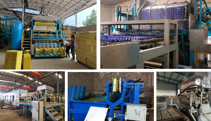 Product name: Automatic Egg Tray Making Machine Raw material: All kinds of ...