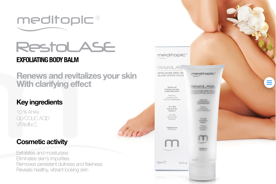 Bálsamo corporal exfoliante. Renovación y revitalización de la piel con efe...