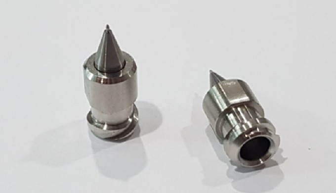 NOZZLE Product Information Ultra-precise nozzle tools which is made of tungsten carbide. The size is...