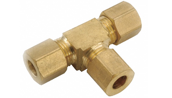 Brass Branch Tee Union Assembly