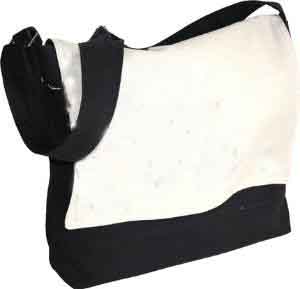 Bags made of 100% regular Canvas fabric.Messenger bag and newspaper bag meets shopping bag.Used by v...