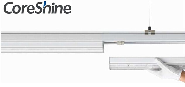 Linear light tracking system for supermarket, warehouse and production chaine. High lumen output-130...