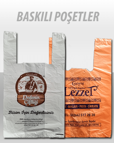 Poşet HDP,LDPE Geri Dönüşüm hammaddeden üretilmektedir. Bags are manufactured in HDPE,LDPE and recyl...