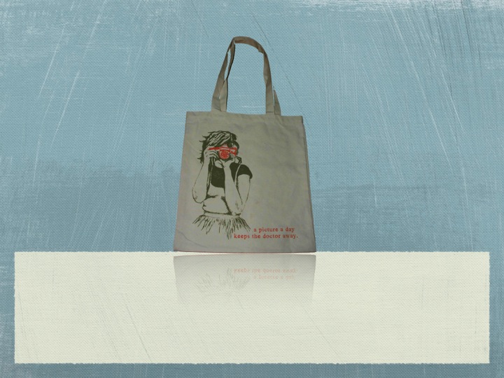 Tote Bags made of 100% regular Recycled Cotton fabric. Stash your reading material, work files or te...