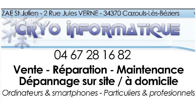 Dépannage et réparation informatique Béziers