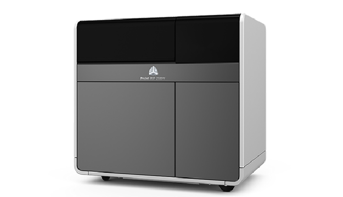 La machine ProJet MJP 2500W est une imprimante 3D de modèles 100 % RealWax. Économique, elle s'adapt...