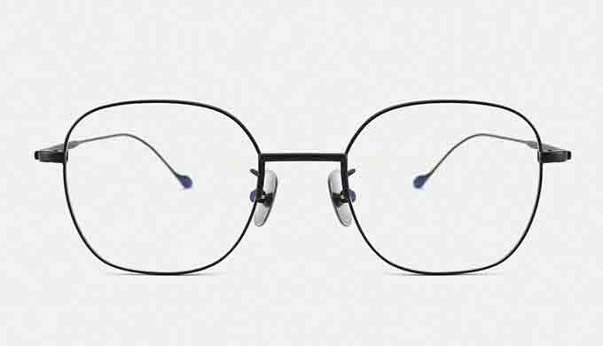 Boston metal optical frame. It features the bridge which is welded on the front and back of the rim....