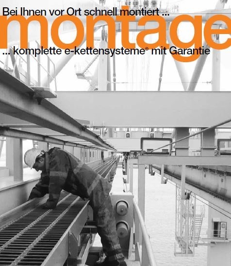 Aufnahme, Auslegung, Konfektionierung, Lieferung bis zur kompletten Montage von Energieketten mit al...