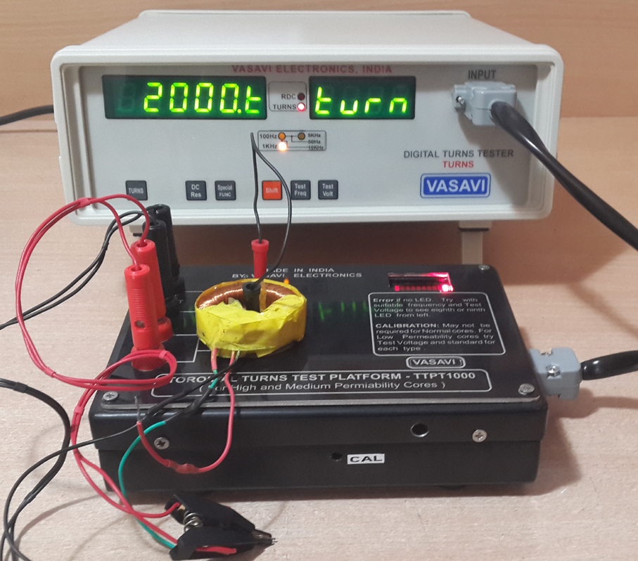 Turns Tester for Toroidal Coils Current Sensor